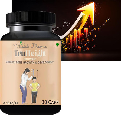 visalak pharma Tru Height cap-sulesTo Improve Body Growth Maximizer & Bone Density(30 Capsules)