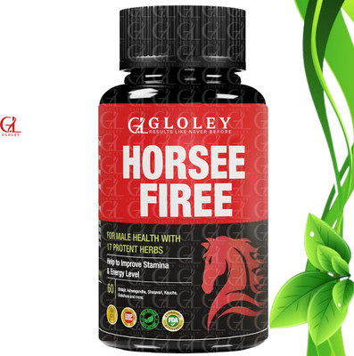 GLOLEY Horse Bright Orignal Capsule With Fire Herbal Vitality Tablets(60 Capsules)