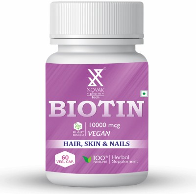 XOVAK PHARMTECH Ayurvedic Biotin Capsules(60 Capsules)