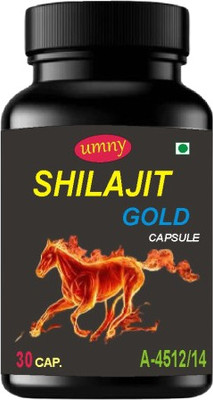 umny SHILAJIT GOLD CAPSULES - 30 Capsules, 500MG(30 Capsules)