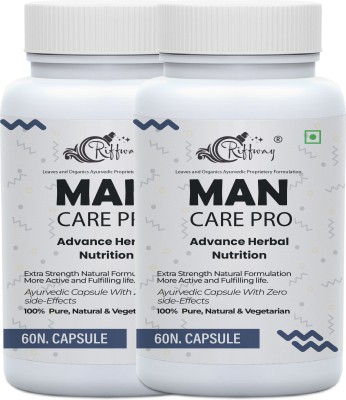 Riffway Man Care Health Power Capsule For Men , Realize Your Power , Stay Active(Pack of 2)