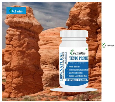 Dr.TrueSkin Testo Prime Capsules Support Strength & Stamina Daily(30 Capsules)