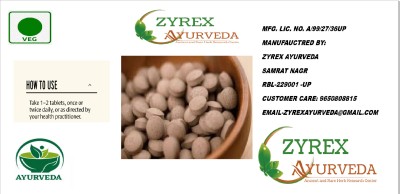 ZYREX White Peony Root Extract Tablets Pack of 60 Tablets.(Pack of 60)