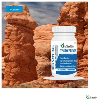 Dr.TrueSkin Testo Prime Capsules Improve Strength and Hormonal Function(30 Capsules)