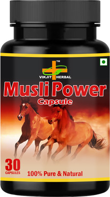 VIKJIT HERBALS MUSLI POWER CAPSULES(30 Capsules)