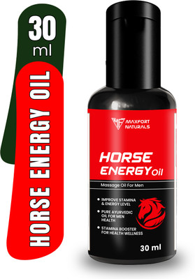 Maxfort natural Horse power oil - Pure Male Power Red Energy Bars 30 ml(30 ml)