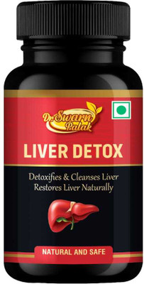 Dr.Swarn Palak Liver detox Ayurvedic medicine for Liver and digestive disorders(30 Capsules)