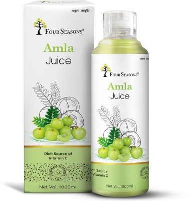 Four Seasons Cold Pressed Amla Juice | For Skin & Hair Health| Rich in vitamin C | Anti Aging