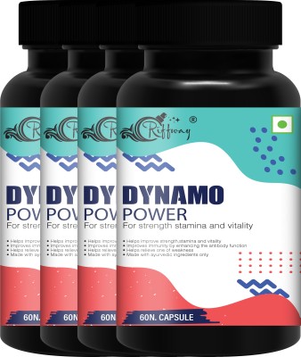 Riffway Dynamo Health Power Capsule For Men ` Good For Health ` Stress Reliefe(Pack of 4)