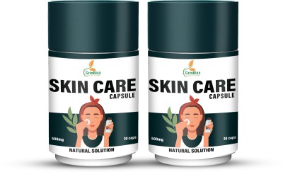 grinbizz Skin Care Capsule For Healthy Skin|Remove Skin Stretch Marks | Uneven Skin Tone(Pack of 2)