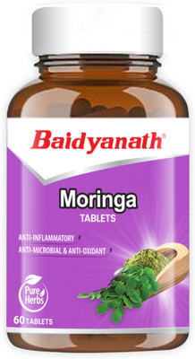 Baidyanath Moringa Tablets | Helps in maintaining overall health and wellness | Relief in Cough and Cold, Boost Metabolism and Digestion |(60 Tablets)