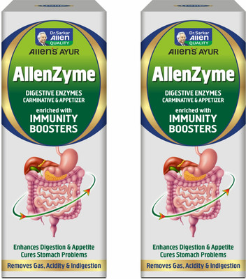 Allen's Allenzyme Digestive Enzyme (450MLx2)(Pack of 2, 900 ml)
