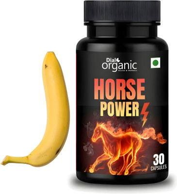 dial organic Horse power men's performance capsule, Stamina booster, Energy & power capsule(30 Capsules)