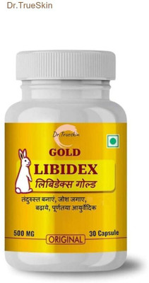 Dr.TrueSkin Libidex Gold Capsules Rejuvenation Advanced For Men Support(30 Capsules)