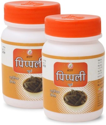 BHARAT AYURVEDIC AUSHDHALAYA Pippali Churna, Powder (Each 50gm)(Pack of 2)