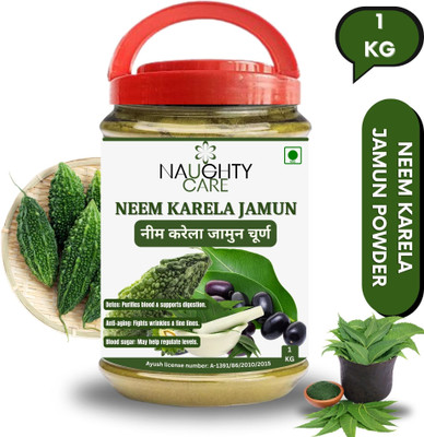 Naughty Care Natural Neem Karela Jamun Health Powder(1 kg)