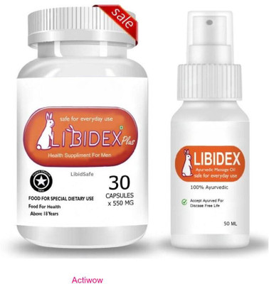 libidex Capsule & Oil For Herbal Power Surge X11(30 Capsules)