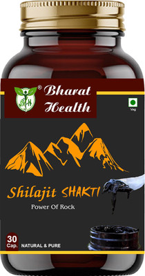 BHARAT HEALTH Shilajit Shakti Ayurvedic Capsule For Men(30 Capsules)