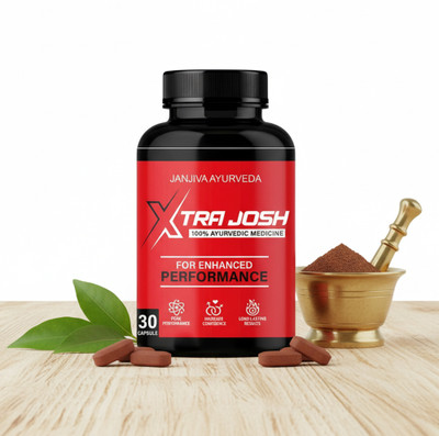 JANJIVA AYURVEDA Xtra Josh Capsule For Stamina & Strength(30 Capsules)