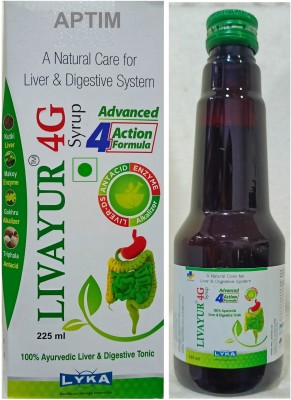 APTIM Livayur 4G Ayurvedic Liver Syrup Liver Care, Liver Detox, Digestive system