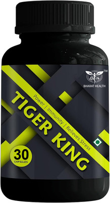 BHARAT HEALTH AYURVEDIC TIGER KING CAPSULES 30VEG CAPSULES(30 Capsules)