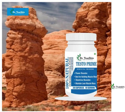 Dr.TrueSkin Testo Prime Capsules Boost Physical and Mental Energy(30 Capsules)