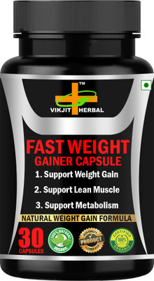 VIKJIT HERBALS FAST WEIGHT GAINNER CAPSULES(30 Capsules)