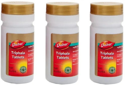 Dabur Triphala 60 tablets ( pack of 3 )(Pack of 3, 120 Tablets)