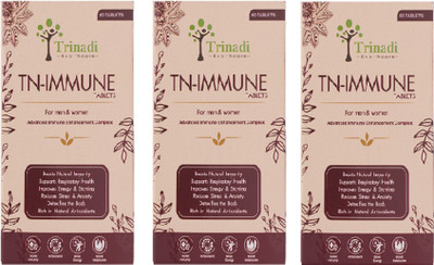 Trinadi Healthcare TN-IMMUNE Tablet Advanced Immune Support for Men Women(Pack of 3, 60 Tablets)