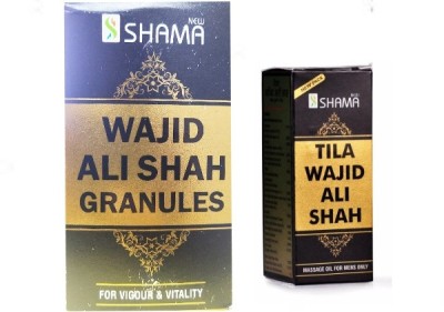 New Shama Wajid Ali Shah Granules 100gm + Tila Wajid Ali Shah 15ml Combo(Pack of 2)