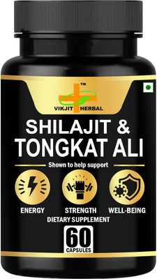 VIKJIT HERBALS SHILAJIT & TONGKAR ALI CAPSULES(30 Capsules)