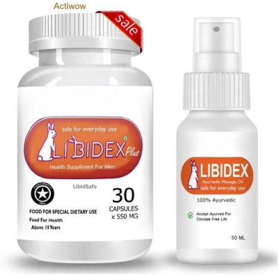 libidex Capsule & Oil Boost Your Focus and Strength X11(30 Capsules)
