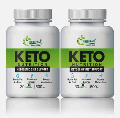 Prirupam Keto Bean Extract for Weight Loss - 30 Capsules.(Pack of 2, 60 Capsules)