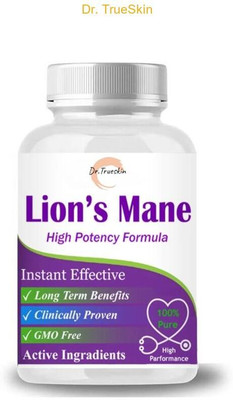 Dr.TrueSkin Lion's Mane Capsule A Natural Way to Feel Powerful(30 Capsules)
