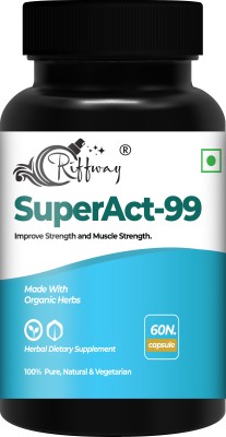 Riffway Super Act Health Wellness Energy Capsule For Men ~ For Strength & Power