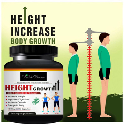 visalak pharma Height Growth Ayurvedic Tablets 30 Caps pack of 1(30 Capsules)