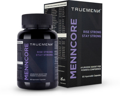 Truemenn Menncore ED Supplement Capsules For Men | Astavarga 200mg For Power & Confidense(60 Capsules)