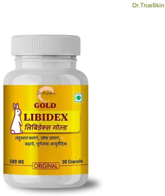 Dr.TrueSkin Libidex Gold Capsules Strength Daily Use Support Potency(30 Capsules)