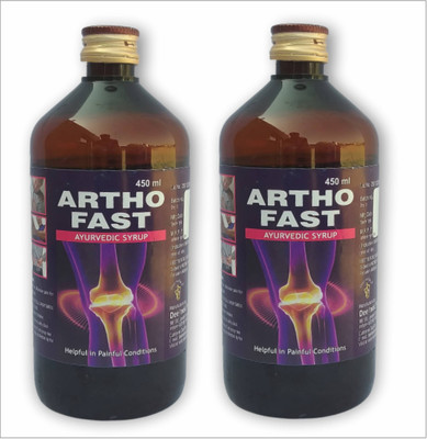 DEE INDIA HERBALS Ayurvedic Artho Fast Syrup HelpFul In Painful Condition ( 450 ml ) Pack Of 2(Pack of 2, 900 ml)