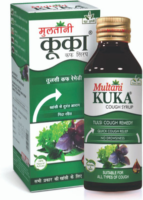 Kuka Tulsi Cough Syrup | Relief From All Type of Cough & Cold - (100ml Each)(Pack of 2, 200)