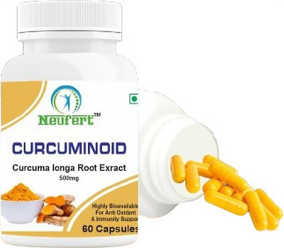 Neufert CURCUMINOID(Turmeric Root Extract 500mg Capsules)(60 Capsules)