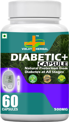 VIKJIT HERBALS DIABETIC+ CAPSULE(60 Capsules)