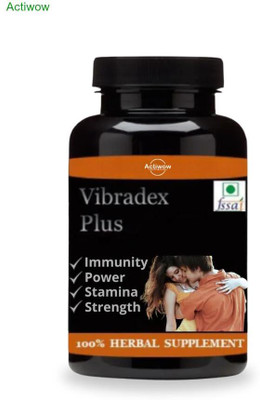 ACTIWOW Vibradex Plus Capsule Formulated for energy & Power Max E05(30 Capsules)