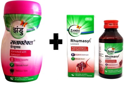 ZANDU Satavarex Granules 210g and rhumasyl oil 100 ml for joint pain