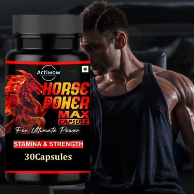 ACTIWOW Horse Power Max Capsules Ayurvedic Tablet Power Max(30 Capsules)