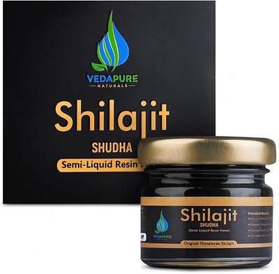 Vedapure Shilajit| Support Metabolism & Immunity | Boost Stamina & Energy | Lab Tested(20 g)