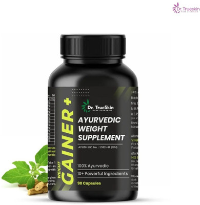 Dr.TrueSkin Weight Gainer+ Capsules Herbal Power Tonic 90CAPS(90 Capsules)