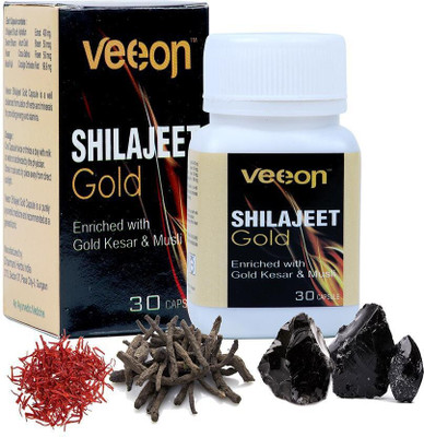 Veeon Shilajeet Gold Capsules 30s(30 Capsules)