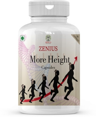 Zenius Height Capsule | Ayurvedic Growth Promote Height, Bone Strength & Body Growth(60 Capsules)