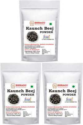 BHRAGU AYURVEDA Kaunch Beej / Konch Beej Powder No Artificial Colors No Preservatives(300 g)